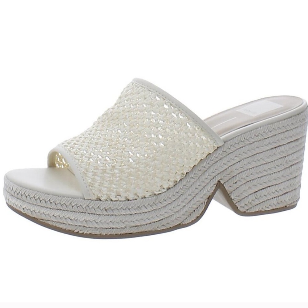 Dolce Vita Raffia platform Wedge Sandals 8.5